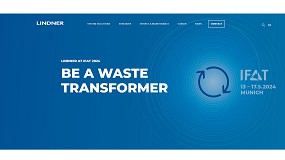 Foto de Lindner presentar� en IFAT 2024 sus innovaciones en trituraci�n y soluciones de sistemas integrados para el reciclado mec�nico y qu�mico de materiales valiosos