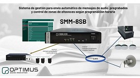 Foto de SMM-8SB: el sistema de gestin para envo automtico de mensajes de audio y control de zonas de altavoces de Optimus
