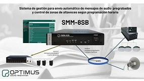 Foto de SMM-8SB: el sistema de gestión para envío automático de mensajes de audio y control de zonas de altavoces de Optimus