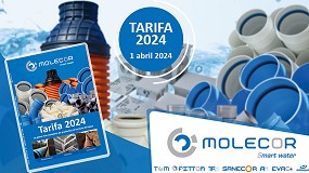 Foto de Molecor publica su Tarifa 2024 con importantes novedades en sus diferentes gamas de productos