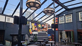 Instalacin del techo Mvil de cristal Tecnikor en Paddys Bar, en Galway, Irlanda