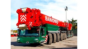 Foto de Gras Ibarrondo incorpora nuevamente una unidad de la gra Liebherr LTM 1750-9.1 a su parque de maquinaria