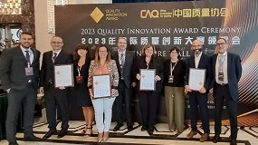 Foto de Aitiip recoge en China el premio QIA internacional por sus innovaciones en tecnologas de reciclaje qumico-enzimtico y materiales biobasados