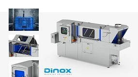 Foto de Dinox contina mejorando su modelo M para el lavado de cajas, bandejas, moldes y piezas varias