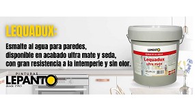Pinturas Lepanto lanza el esmalte para pared Lequadux y el esmalte efecto forja Rubalux