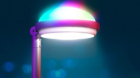 Fotografia de [es] ATP Iluminacin lanza al mercado su nueva Metrpoli Color, una luminaria exterior de ltima generacin con cubierta retroiluminada RGBW dinmica, controlable por Bluetooth o DMX