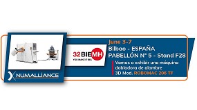 Numalliance acude a BIEMH2024 con su dobladora de alambre 3D y otras tecnologas de conformado de tubo