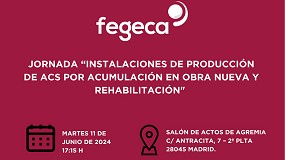 Picture of [es] Fegeca organiza la jornada 'Instalaciones de produccin de ACS por acumulacin en obra nueva y rehabilitacin'