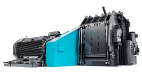 La trituradora primaria de Vecoplan puede con una gran variedad de residuos de madera