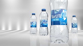 Foto de StarLITE-R Nitro, botellas de alta resistencia distintiva de Sidel para productos sin gas con aplicacin de nitrgeno en botellas fabricadas 100% en rPET