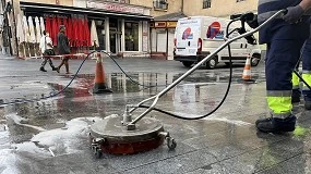 Foto de Vitoria-Gasteiz utilizar nuevas hidrolimpiadoras para la limpieza de las calles