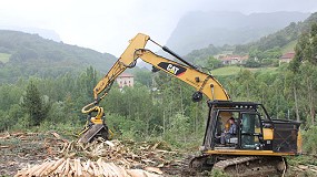 Foto de Biofonor adquiere una excavadora CAT 323DLN Special Alpine para tareas forestales