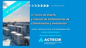 Foto de Abierta la inscripcin al 4 curso de 'Diseo y clculo de instalaciones de climatizacin y ventilacin' de Actecir
