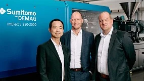 Foto de Christian Maget, nuevo CEO y Anatol Sattel, nuevo CSO de Sumitomo (SHI) Demag Plastics Machinery