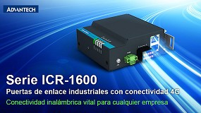 Foto de Advantech: puertas de enlace industriales Serie ICR-1600 con conectividad 4G