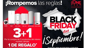 Foto de Ariston adelanta el Black Friday a septiembre con una nueva promocin 3+1