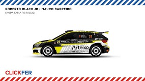 Foto de Clickfer y Robert Blach Jr, juntos en el WRC2