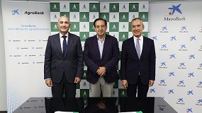 Foto de ASAJA y MicroBank firman un convenio para potenciar la incorporacin de jvenes al campo