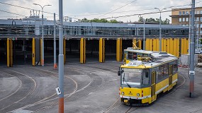 Fotografia de [es] La cochera de tranvas de Pilsen, en Repblica Checa, confa en la tecnologa de vdeo de Dallmeier