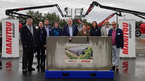 Foto de Manitou coloca la primera piedra de su futura planta de soldadura mecnica para el negocio de las plataformas