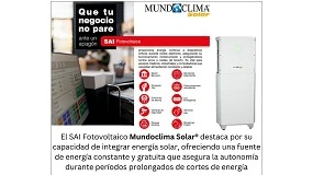 Foto de Salvador Escoda lanza el nuevo SAI Fotovoltaico de Mundoclima Solar