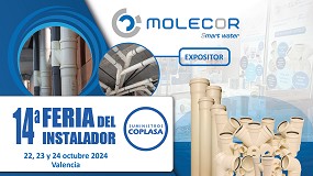 Foto de Molecor participa un ao ms en la 14 Feria del Instalador de Coplasa