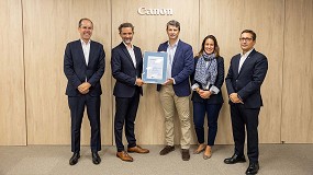 Foto de Canon completa la auditora de seguimiento de la norma de calidad ISO9001 realizada por TV Rheinland