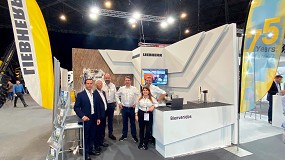 Foto de Liebherr Ibrica, presente en la V edicin del Mining and Minerals Hall