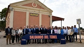 Foto de #Quierocorredor reclama la finalizacin del Corredor Mediterrneo en Valencia