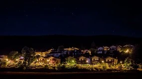 Foto de Iluminación sostenible y protección del cielo nocturno en el Valle de Ollo, Navarra, con LED PC Ámbar