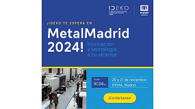 Foto de Ideko lleva a MetalMadrid 2024 sus ltimas novedades tecnolgicas para el sector del metal