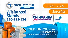 Foto de TOM DN1200 mm, protagonista en la XXXVI Convencin Anual Y Expo Aneas 2024 en Chihuahua, Mxico