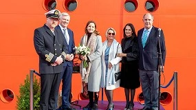 Foto de Se celebra la ceremonia de amadrinamiento del buque Vestri Enabler