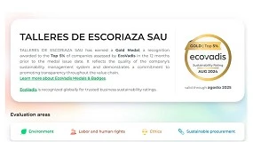 Foto de Tesa Assa Abloy obtiene la calificacin Oro en la evaluacin EcoVadis