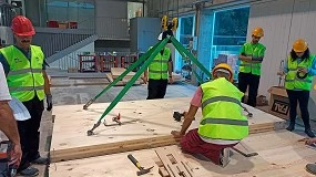 Foto de Maderaula imparte un curso prctico de construccin industrializada con CLT