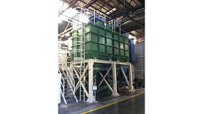 Sistema de almacenamiento y transporte mecnico para xido de plomo en polvo (PbO)