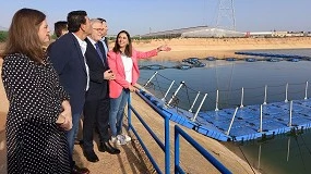 Foto de Los regantes del Campo de Cartagena instalan una planta solar flotante en Torre Pacheco