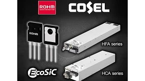 Foto de La tecnologa EcoSi de Rohm, adoptada en la serie HFA/HCA de fuentes de alimentacin AC-DC de Cosel