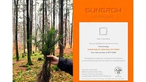 Foto de Sungrow planta un rbol en nombre de FuturEnergy