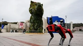 Foto de Acciona emplea perros robticos y drones para inspeccionar las redes de saneamiento de Bilbao