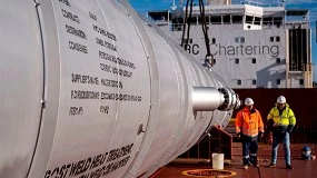 Foto de La refinera de Galp en Sines recibe tres reactores para la produccin de biocombustibles avanzados