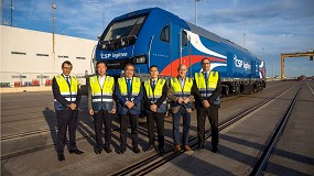 CSP recibe la locomotora EURO4001 en Valencia