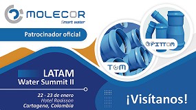 Foto de Molecor, patrocinador oficial de la segunda edicin del LATAM Water Summit en Colombia