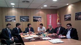 Foto de Cimalsa, en la organizacin de la visita a Catalua de representantes de Brasil