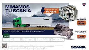 Foto de Scania incluye alternador y motor de arranque en la primera campaa de servicios del ao