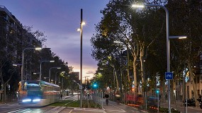 Foto de Salvi ilumina el nuevo tramo del tranva de la Diagonal, un paso hacia una Barcelona ms sostenible