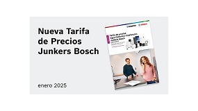 Foto de Junkers Bosch lanza su tarifa de precios 2025