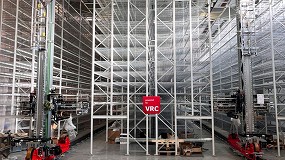 Foto de VRC Warehouse Technologies en la fase final de implantaci�n del sistema Mini-Load en Confecciones Mayton