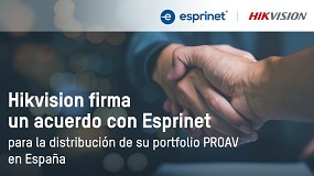 Foto de Esprinet se convierte en distribuidor oficial de la gama ProAV de Hikvision en Espaa