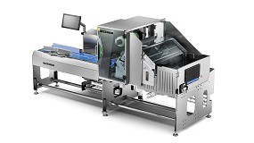 Mxima productividad, eficiencia y sostenibilidad durante el etiquetado con el GLM-I CleanCut de Bizerba